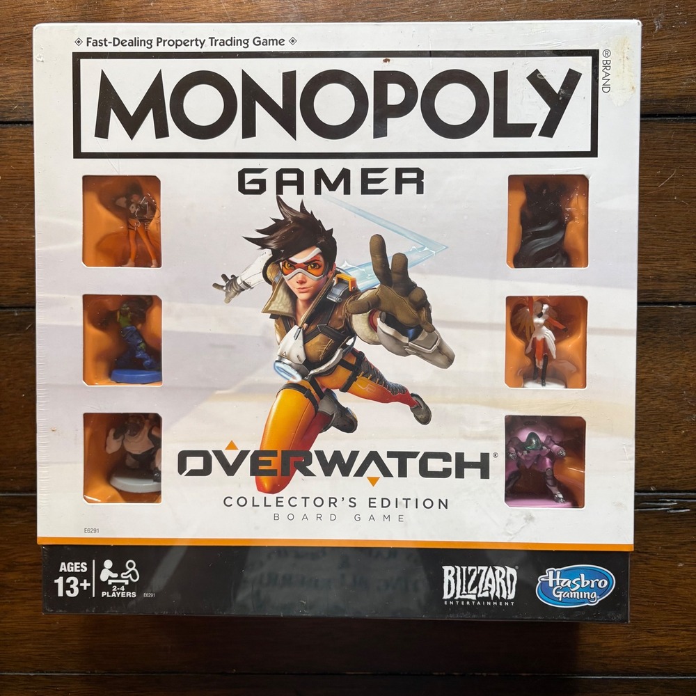 Monopoly Gamer Overwatch Collector's Edition Board Gamer New Sealed NIB